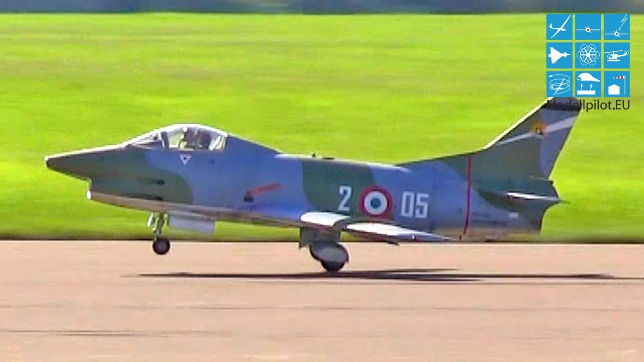FIAT G91 R FREDERICO ROSINA TEAM ITALY RC TURBINE JET