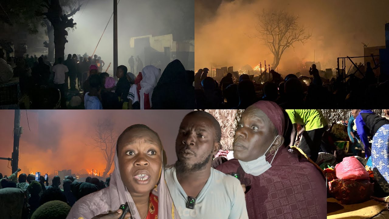 Urgent : Incend!e à Reubeuss, à 2h du matin, Les habitants cherchent un refus avec leurs…