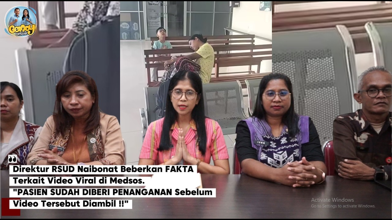 Direktur RSUD Naibonat Beberkan FAKTA Terkait Video Viral Pasien