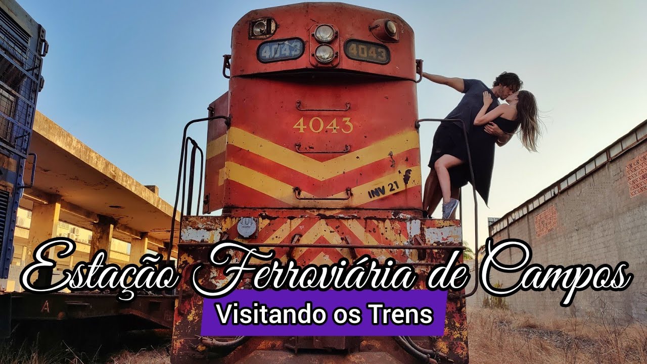ESTAÇÃO FERROVIÁRIA em CAMPOS dos GOYTACAZES 🇧🇷