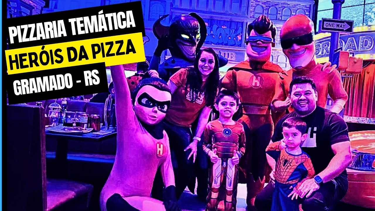 Pizzaria Temática em Gramado: Heróis da Pizza