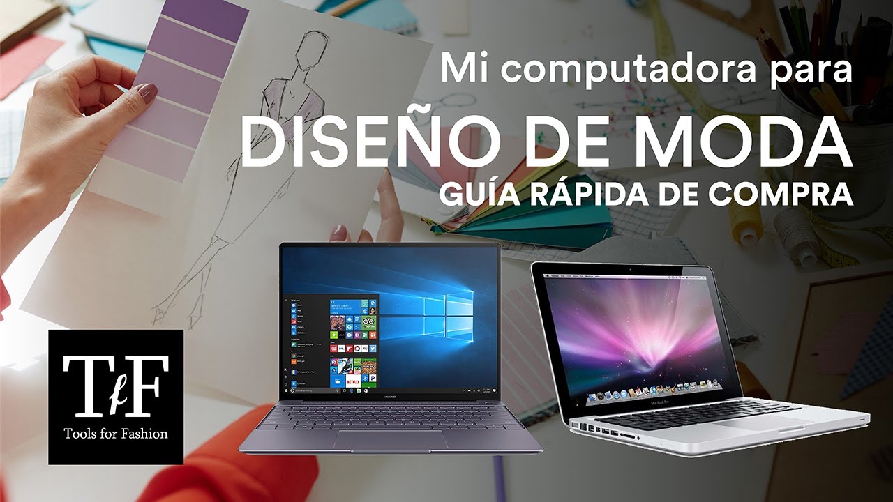 Una computadora para dise&ntilde;o de moda.