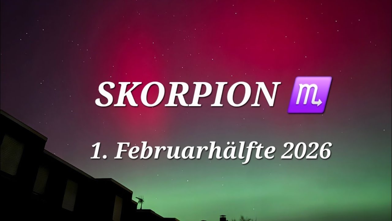 SKORPION ♏️ 1. Februarhälfte 2026. BLÜTEZEIT 🍀❤️