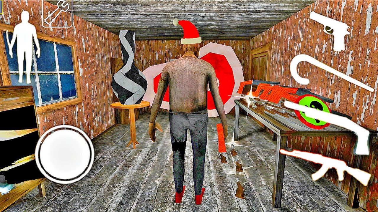 Playing as grandpa escape granny house | granny mod menu