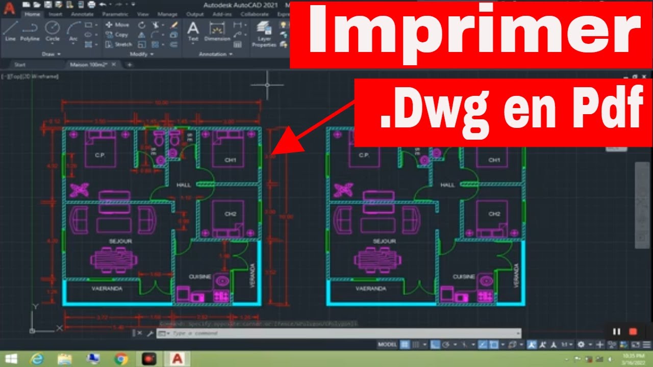 Comment Exporter un plan AutoCAD en Pdf