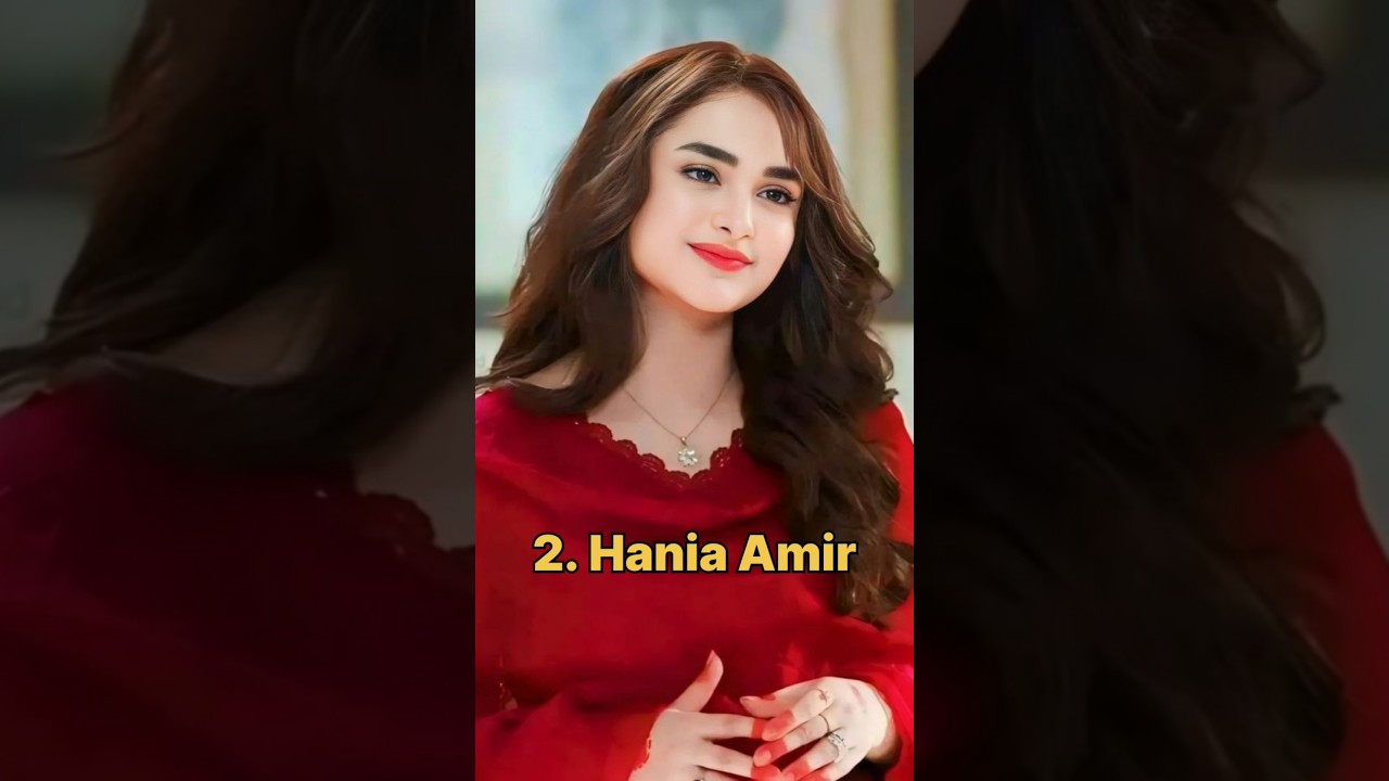 Top 10 most beautiful pakistani actresses in red dress 💯 