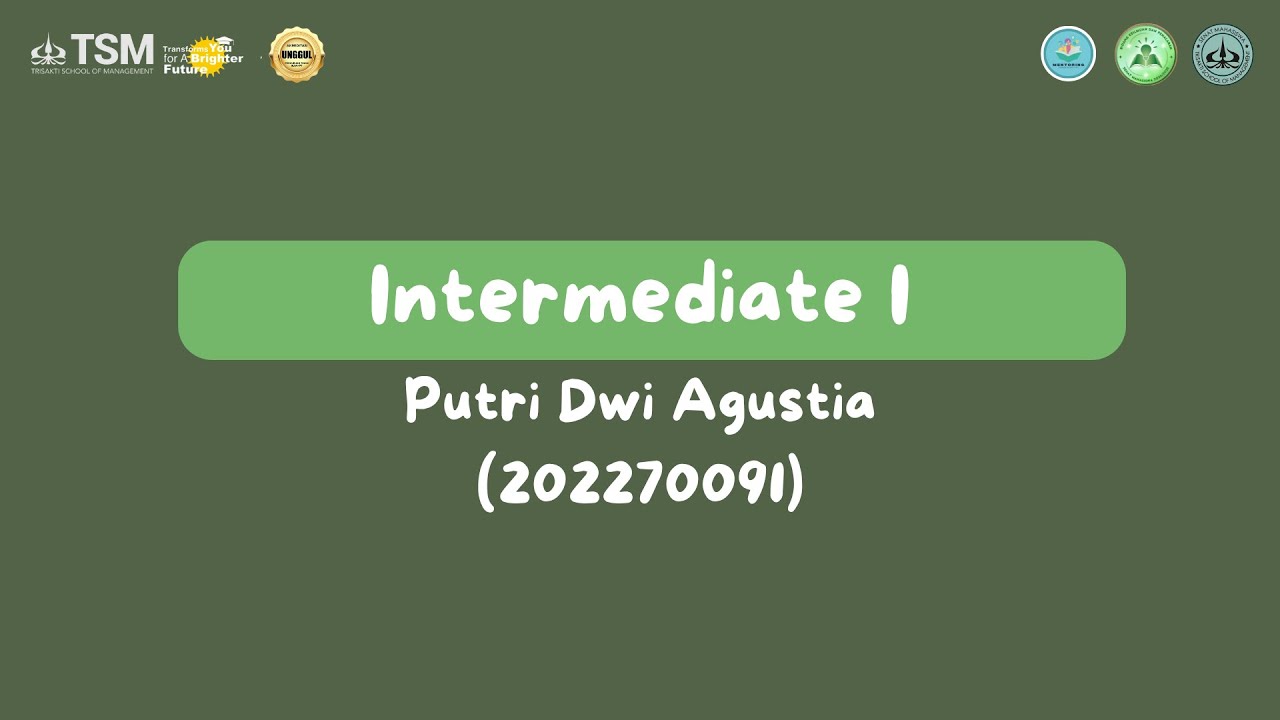 Mentoring UTS Ganjil 2025 - Intermediate I