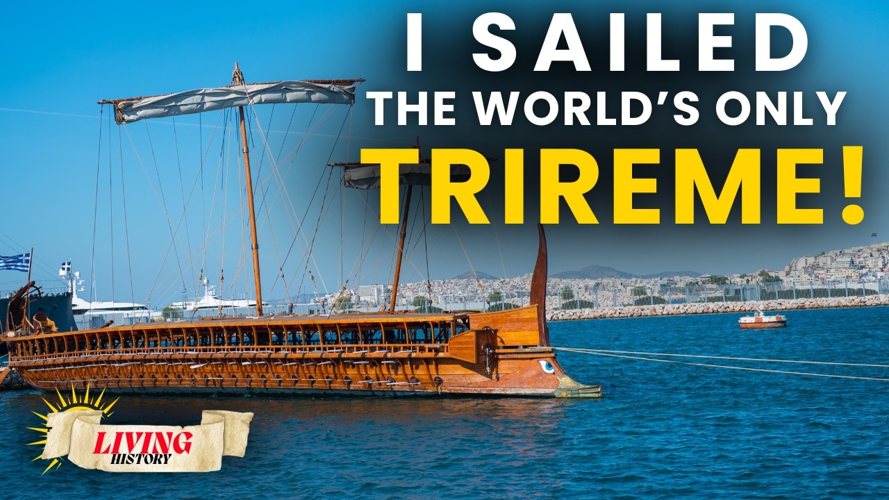 I got to ROW on the world's only TRIREME! What was it like to be on an ancient Greek warship?