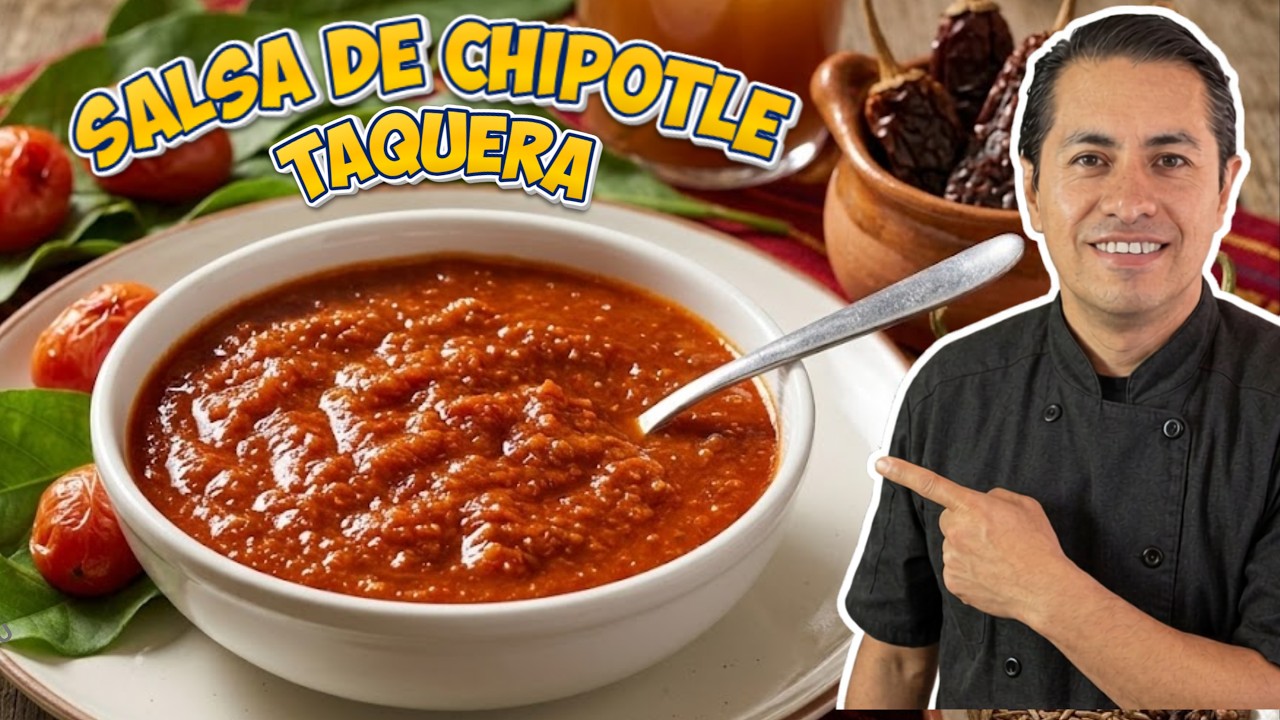 SALSA DE CHIPOTLE, Receta #229, Salsa roja