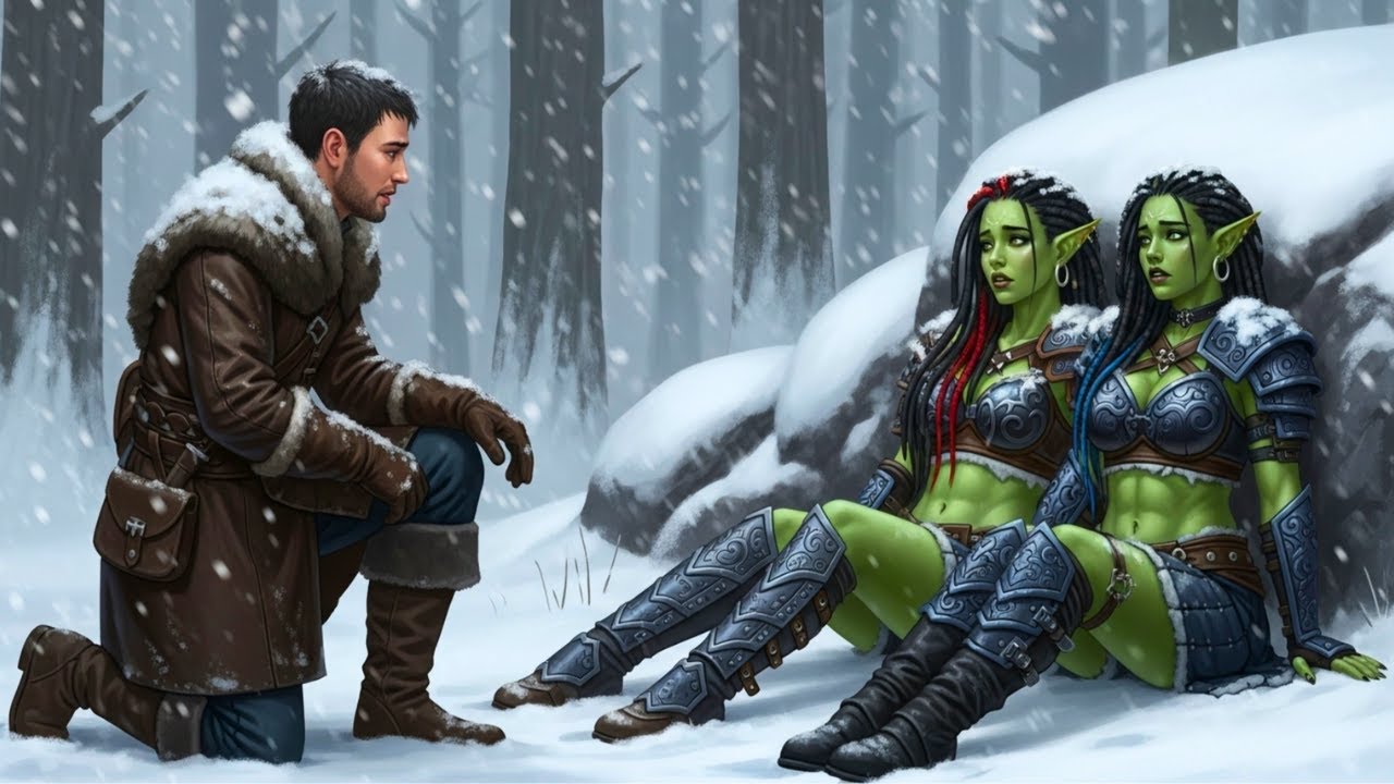 Single Human Dad Saved Two Orcs Sisters — Until He Witnessed What They Were Hiding