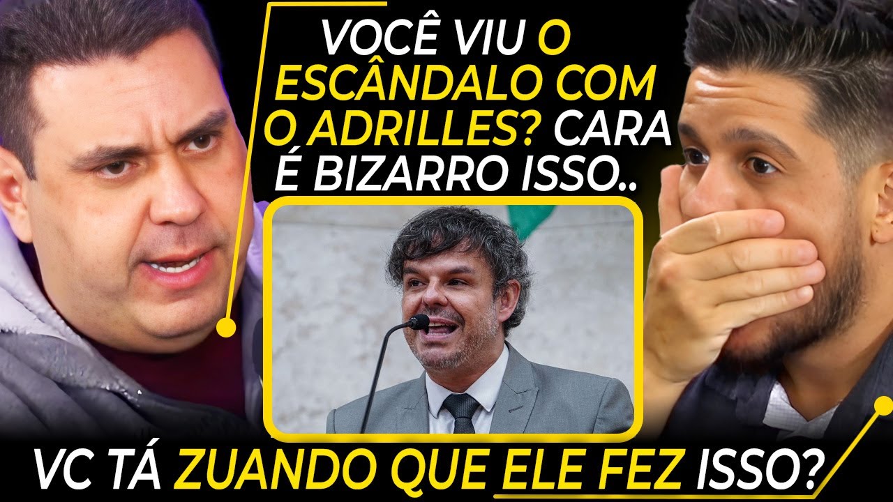 ESC&Acirc;NDALO COM ADRILLES JORGE! FEZ ALGO BIZARRO? Com MONARK, LUAN & ENG. L&Eacute;O