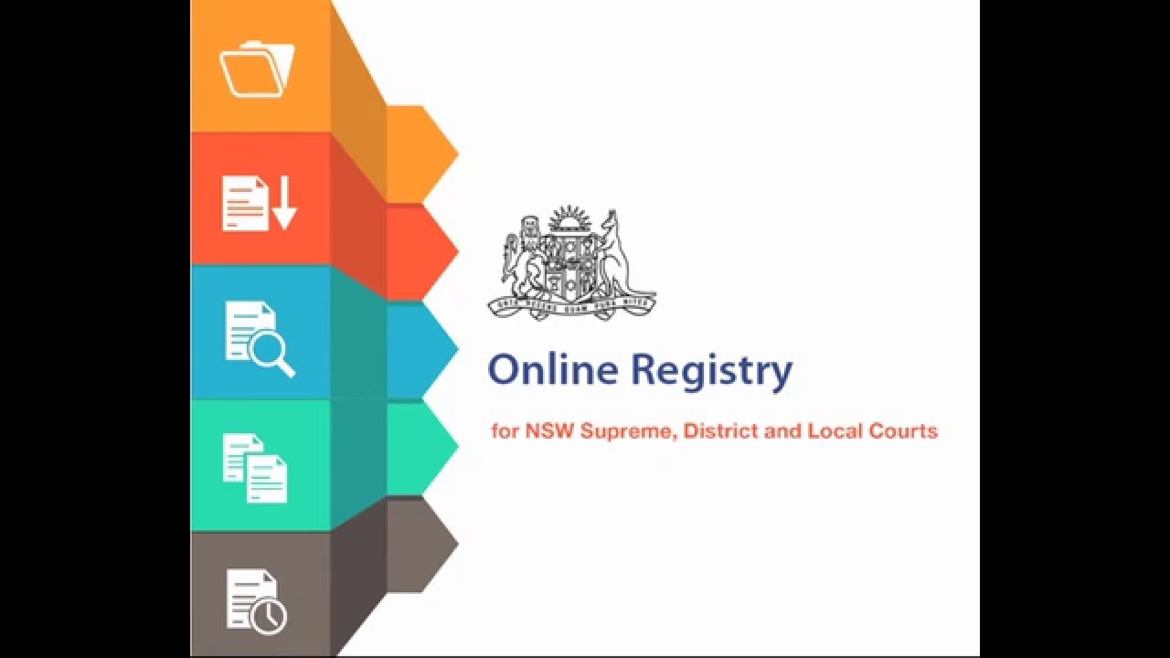 NSW Online Registry - How to file a Statement of Claim online (audio description)