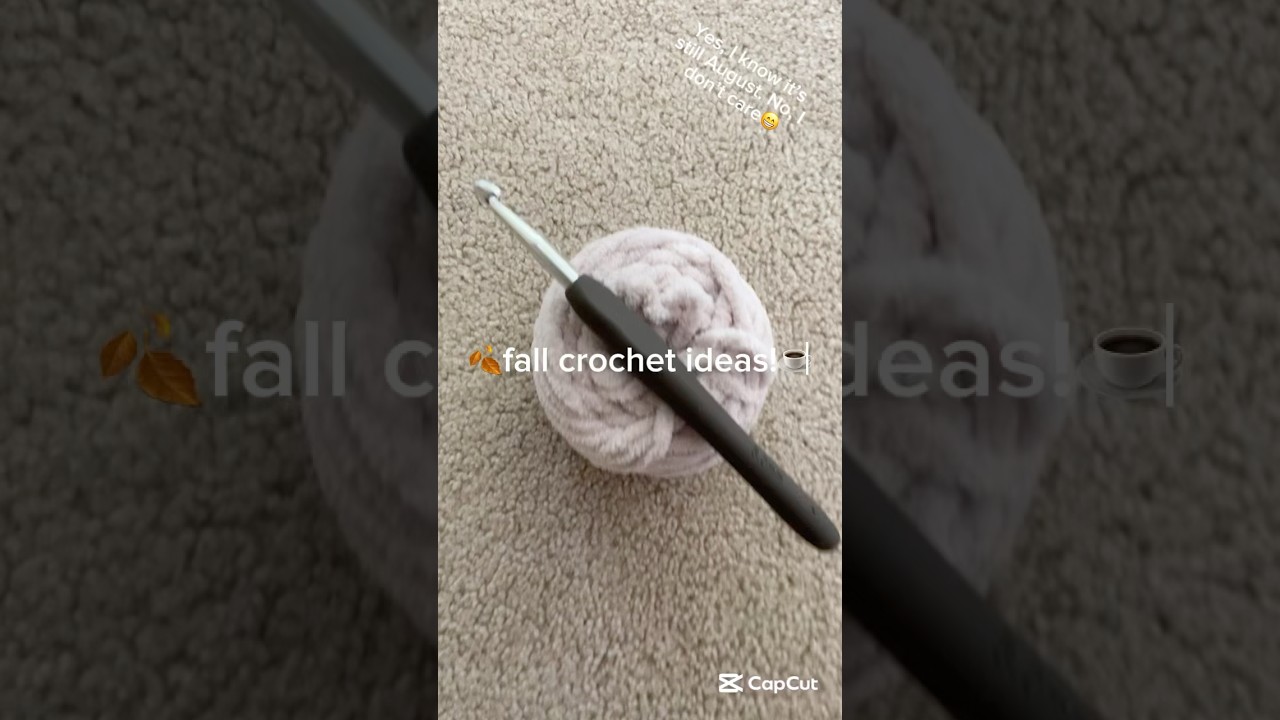 Fall crochet ideas🍂🧺(I don&rsquo;t care that it&rsquo;s still August😁) #crochet #amigurumi #crochetpatterns