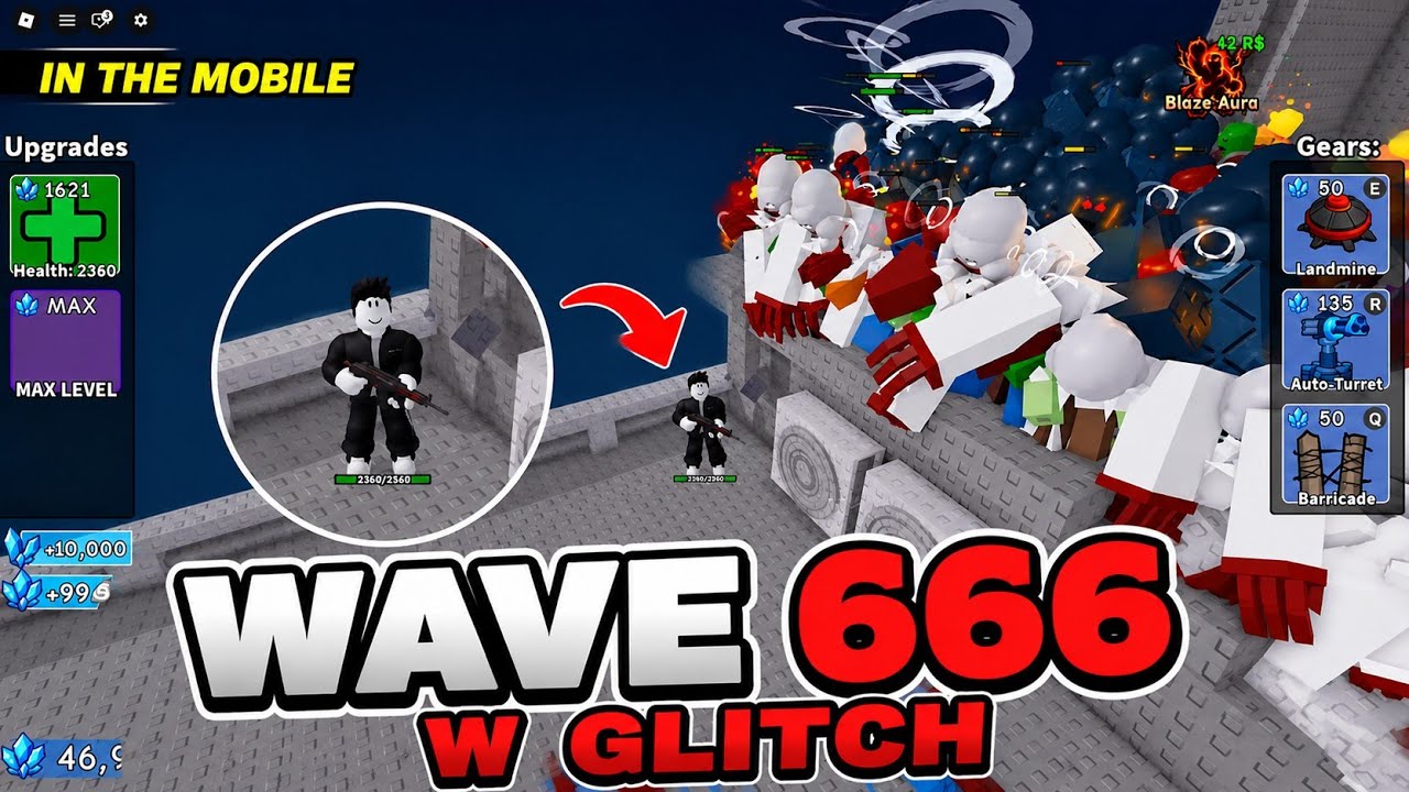 INFINITE CREDIT & WAVE GLITCH! 🔥 (AFK FARM) | Survive Zombie Arena 