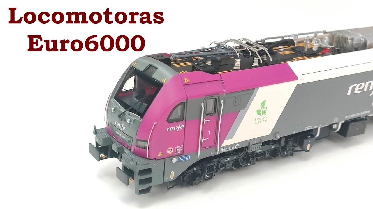 Rodamos las locomotoras Euro6000 Sudexpress en Escala H0 | Modelismo del Tren