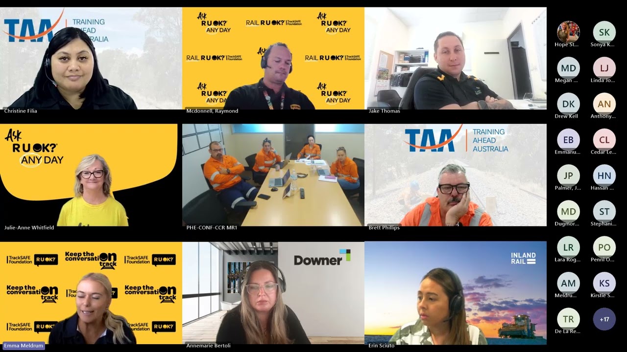 Rail R U OK? 2026 - Preparing for Rail R U OK Day
