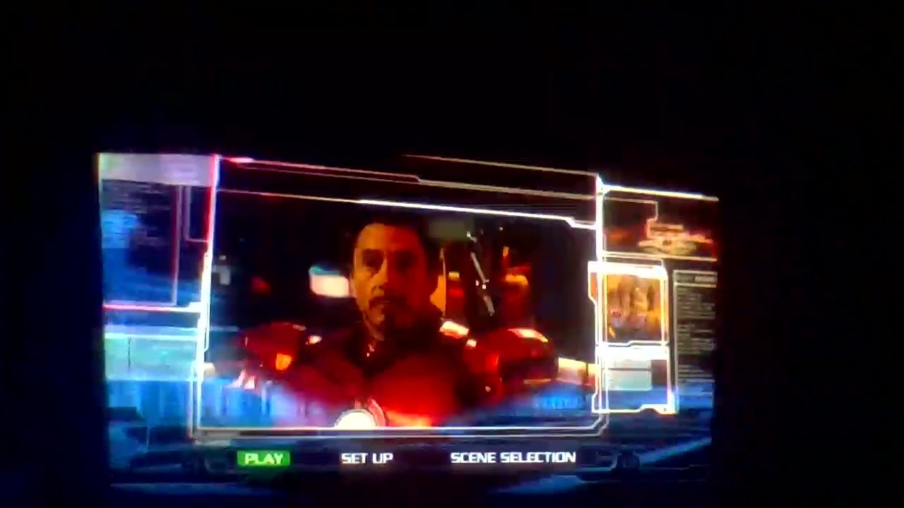 Iron Man 2 DVD Menu