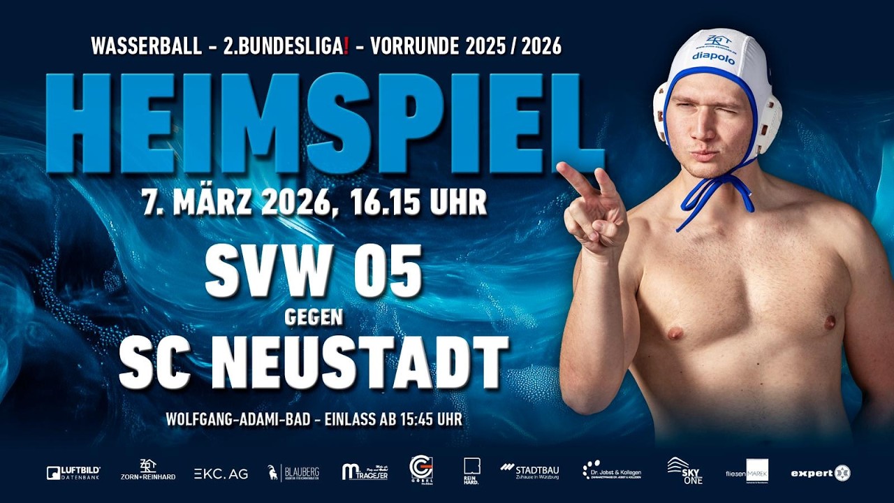 Wasserball 2. Bundesliga: SV Würzburg 05 - SC Neustadt/Weinstraße