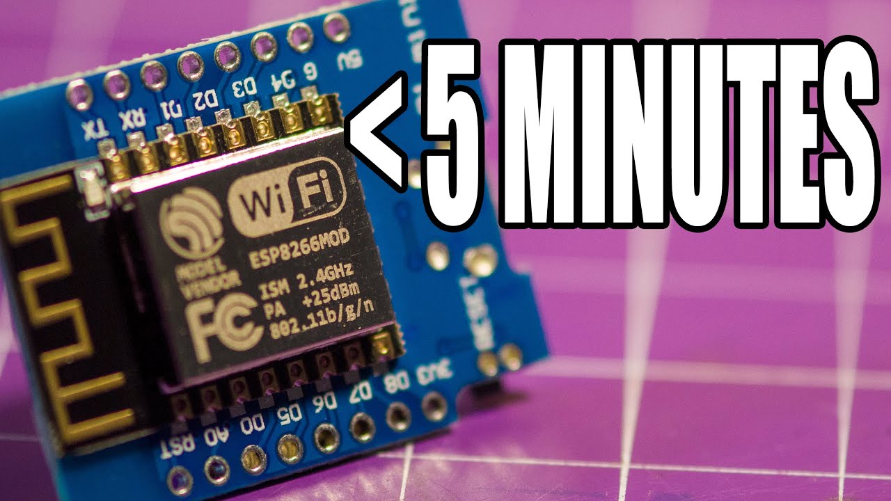 Начните работу с D1 Mini (ESP8266) менее чем за 5 минут!
