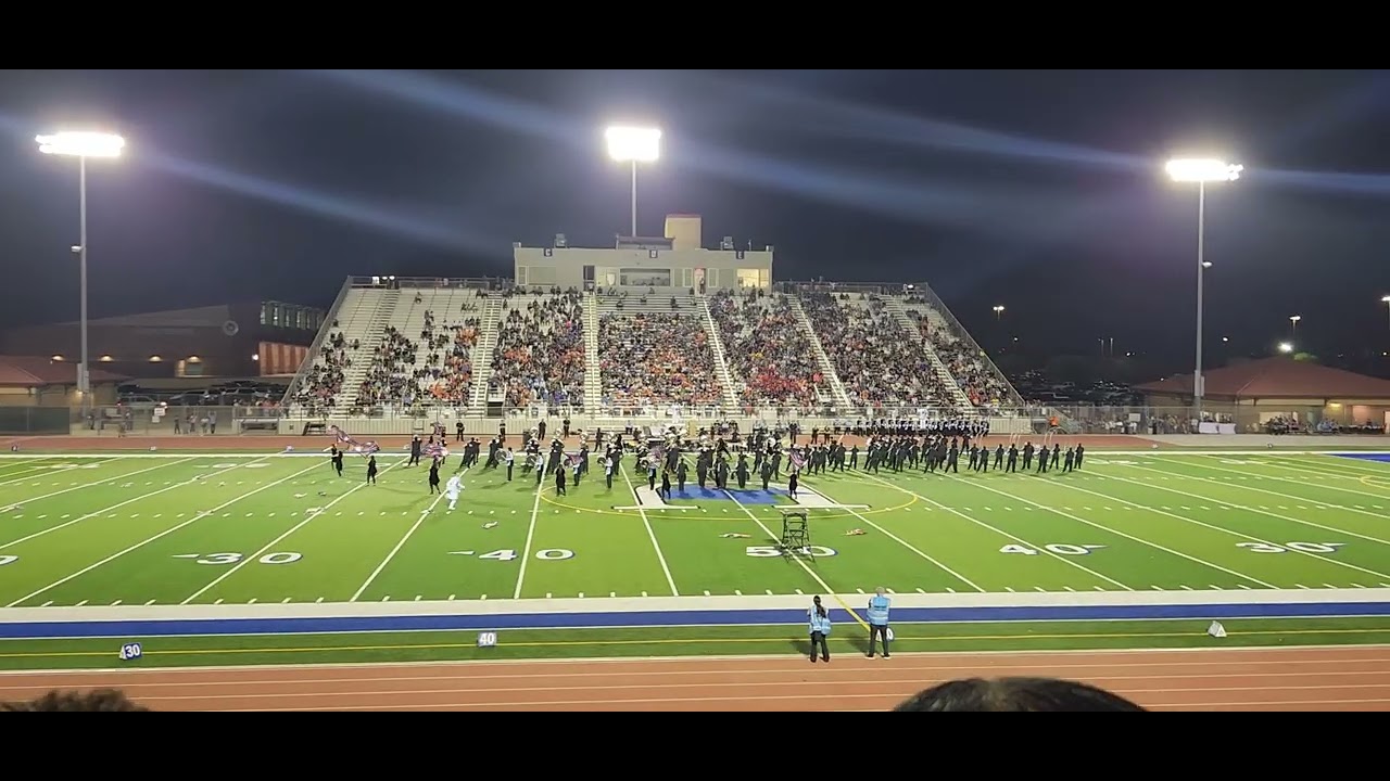 UISD Marching Band Festival 2025 - United South High School Band - Visitors Side