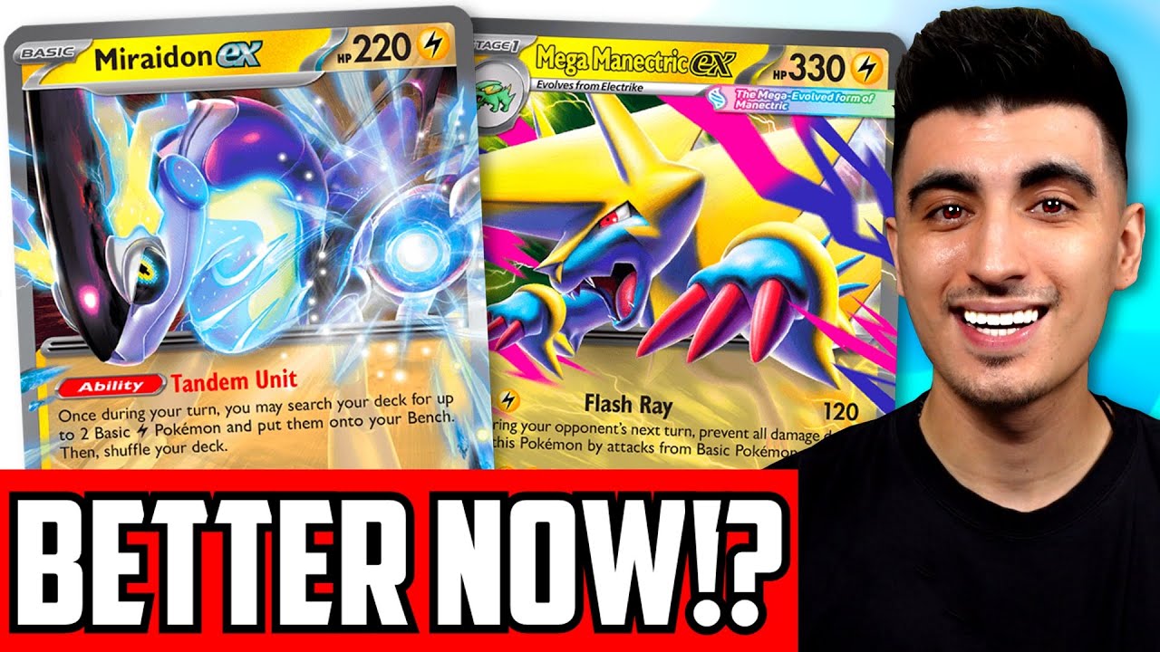 Miraidon ex IS BACK with Mega Manectric ex! (Deck Profile + Gameplay)