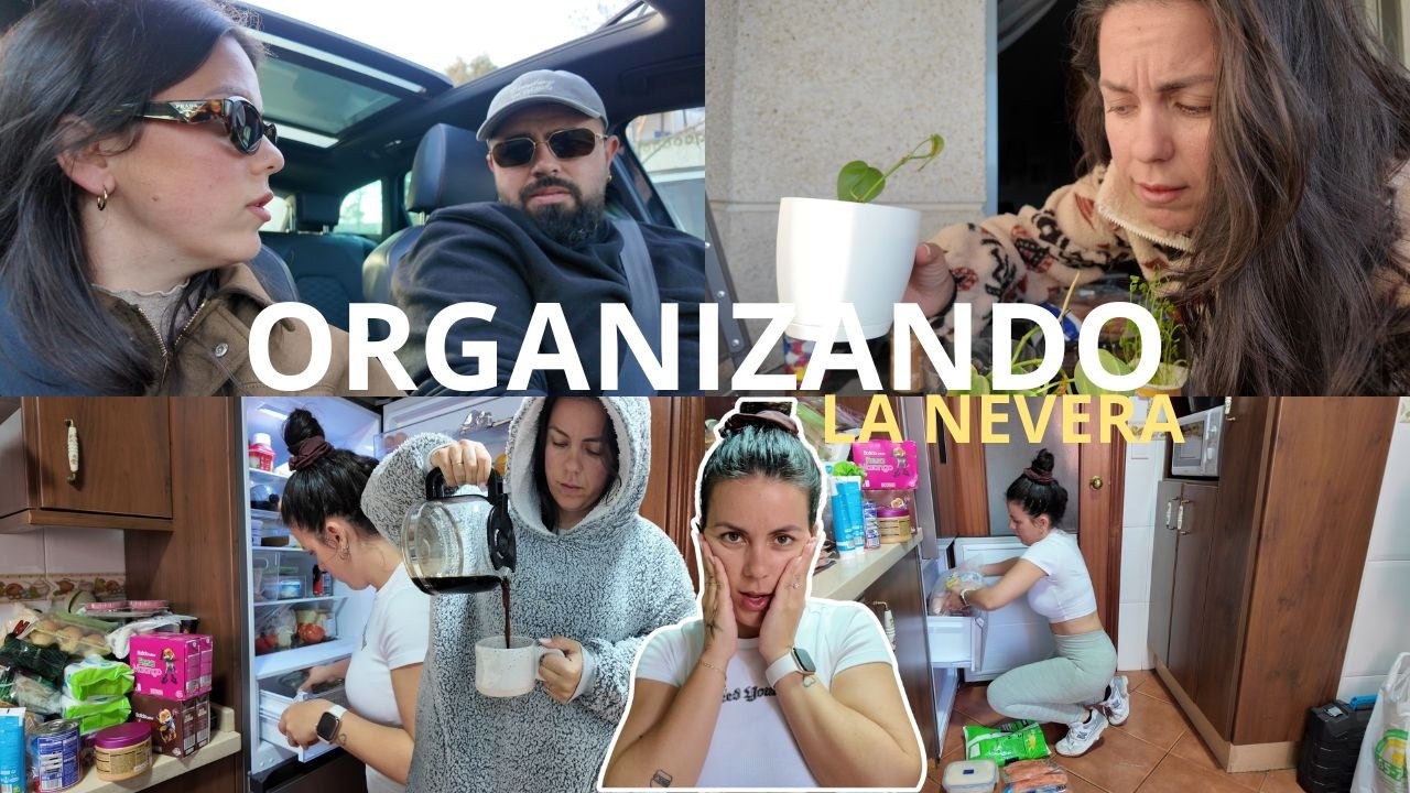ORGANIZA 🧹 la nevera conmigo después de una COMPRA de más de 135€ 🛒 |  una MAÑANA EN CALMA 🧘🏽‍♀️