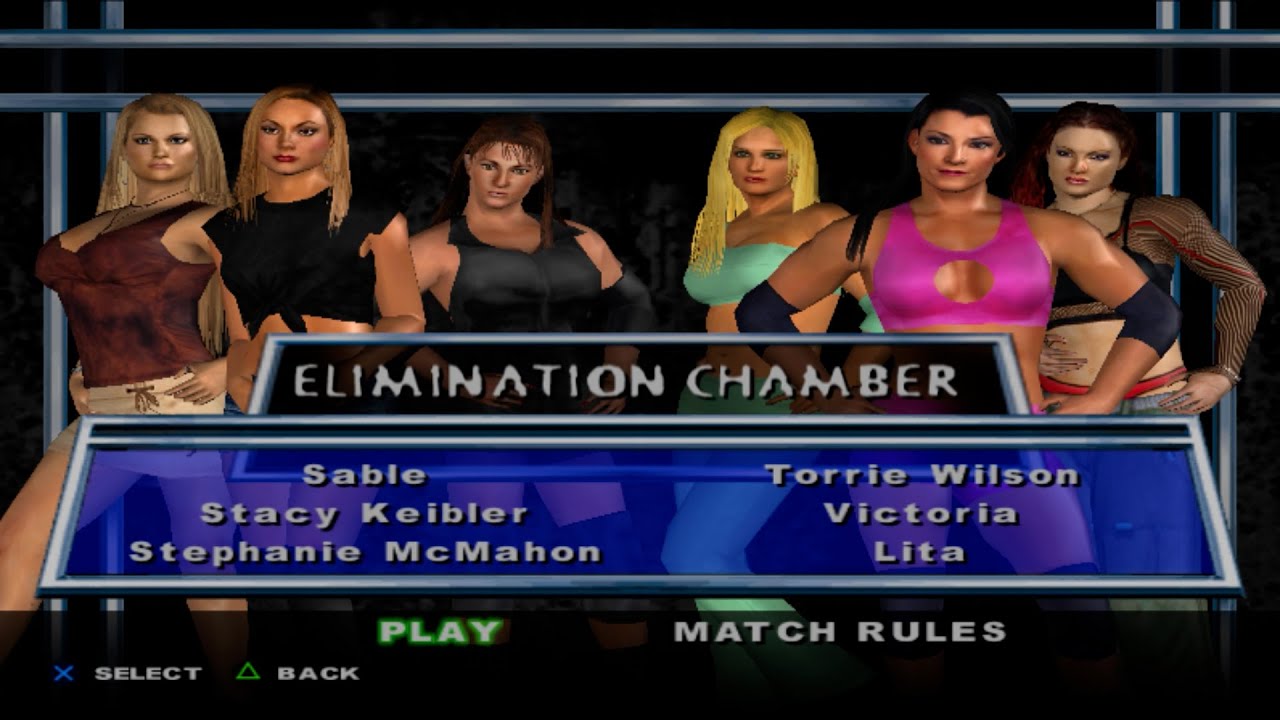 WWE SmackDown! HCTP - Sable,StacyKeibler,StephanieMcMahon,TorrieWilson,Victoria,Lita