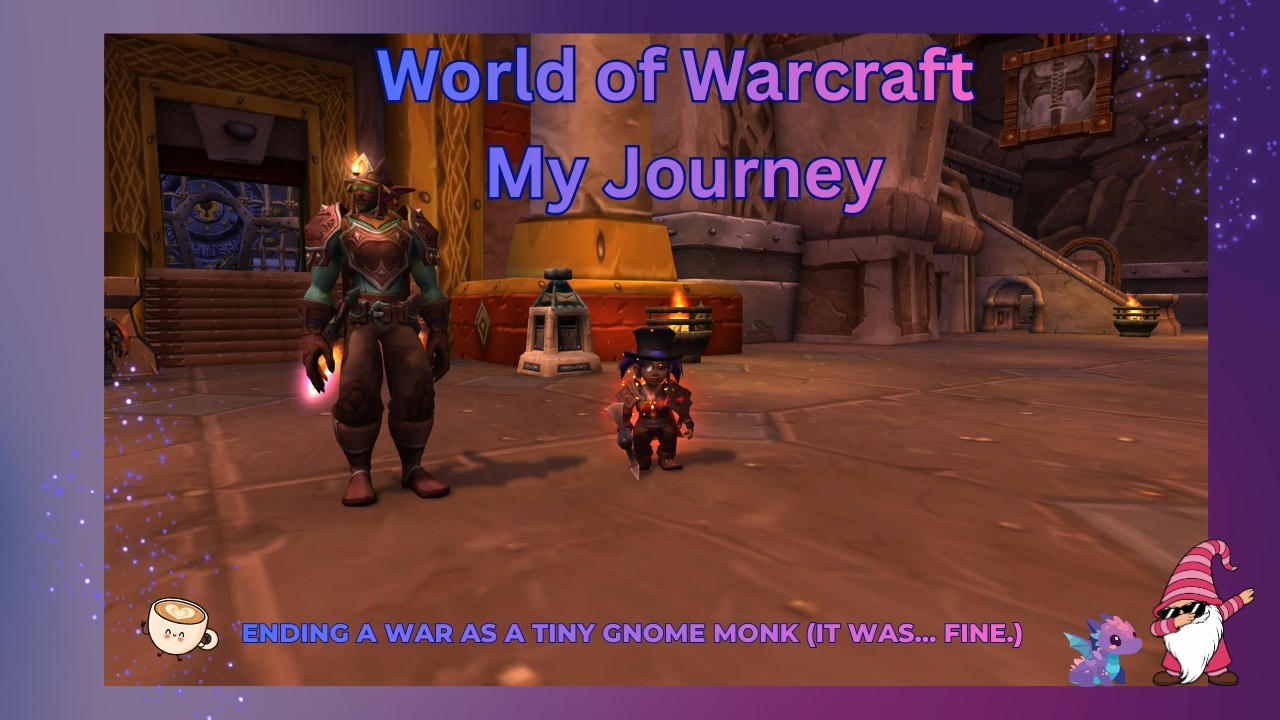 Ending a War as a Tiny Gnome Monk (It Was… Fine.) #worldofwarcraft #wownostalgia #gnomes