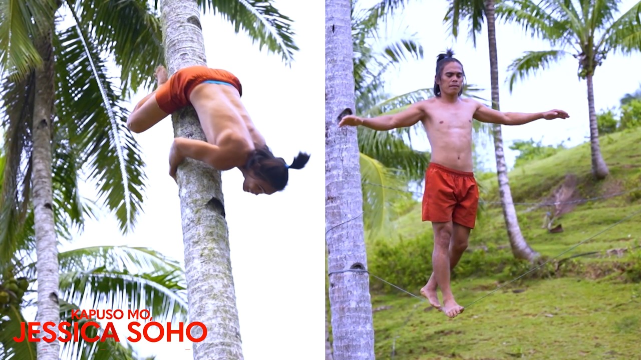 Lalaki, a la Tarzan na naglalambitin at nagpapalipat-lipat sa puno! | Kapuso Mo, Jessica Soho