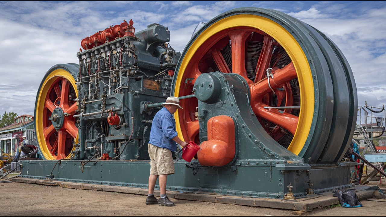 Rare Diesel Legends Brought Back to Life: Amazing Restorations in Action. Vintage Industrial Engines