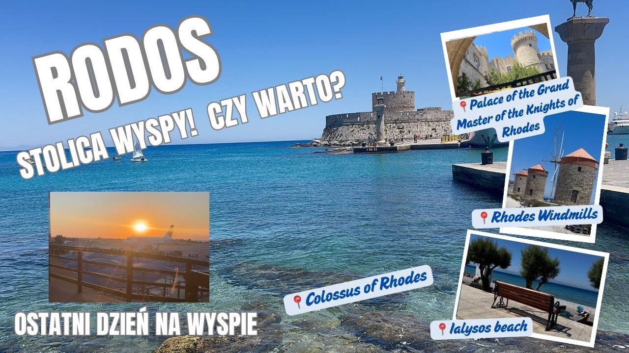 Rodos – stolica wyspy! Czy warto odwiedzić miasto Rodos? 🇬🇷 | Ostatni dzień na wyspie #travel #greek