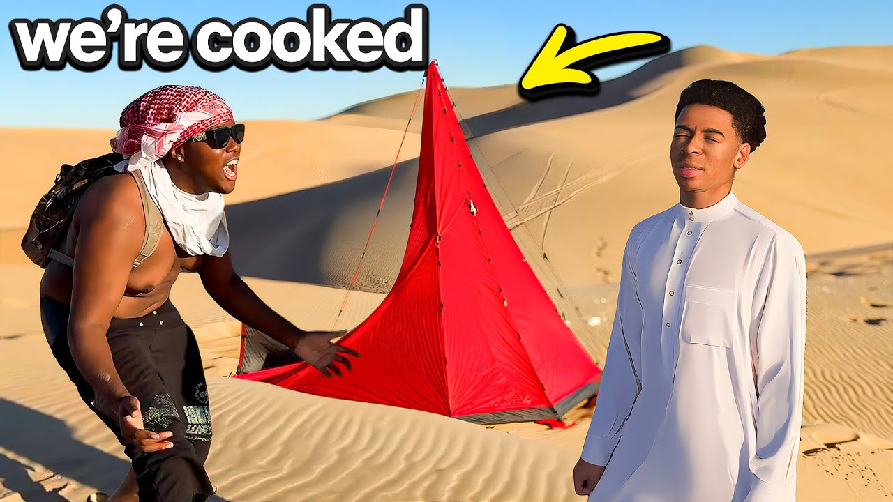 We Tried Building a Tent in the Desert…