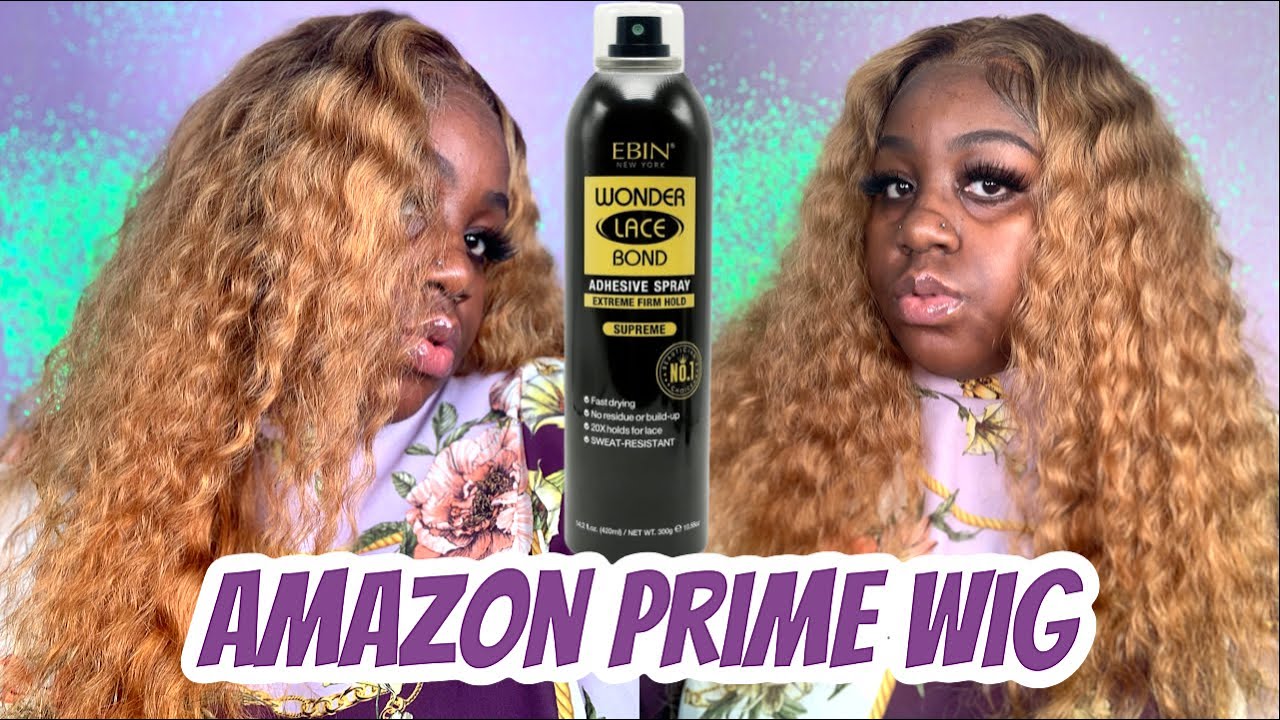BEST Amazon Prime Highlight Wig | *NEW* EBIN Wonder Lace Bond SUPREME Hold Spray | MissUniqueBeautii