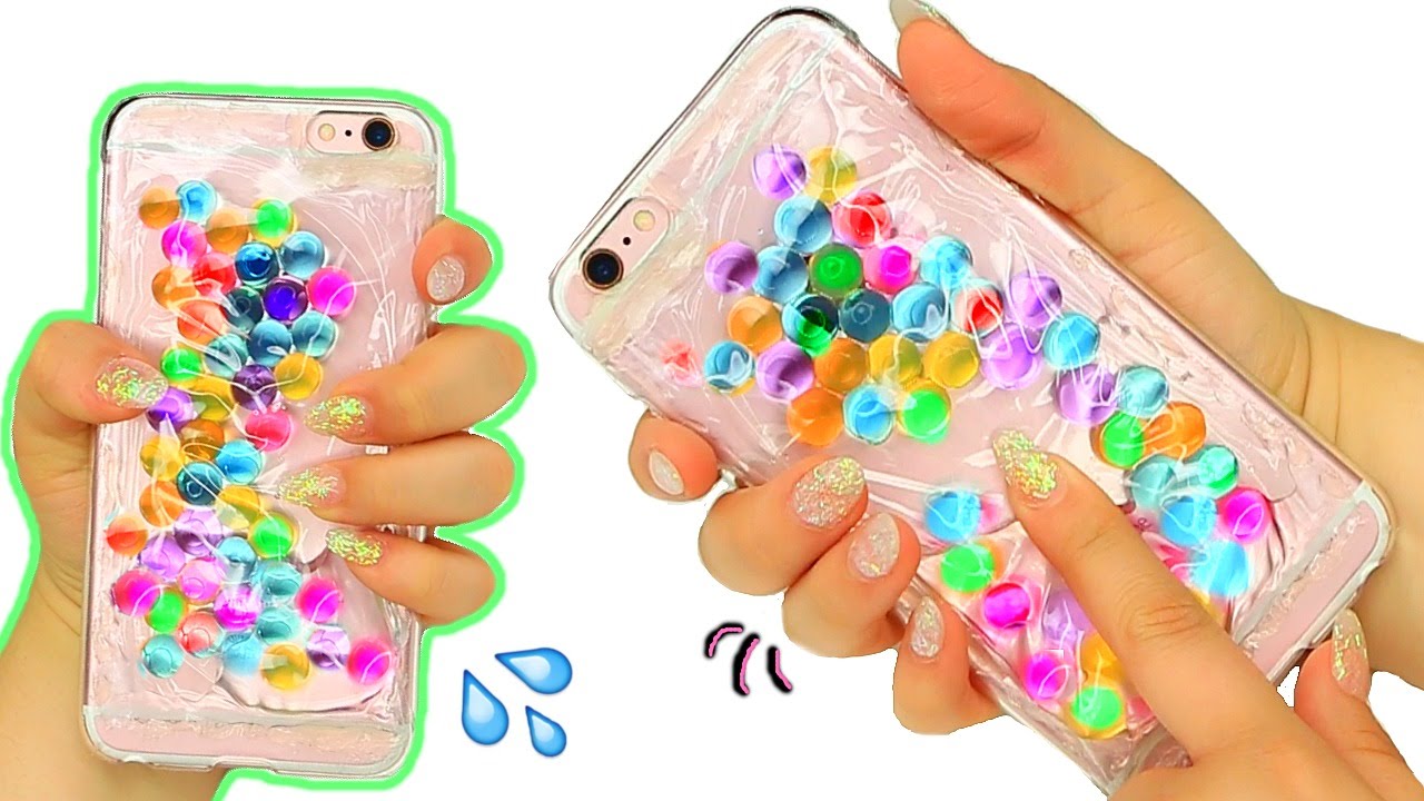 DIY LIQUID ORBEEZ PHONE CASE!