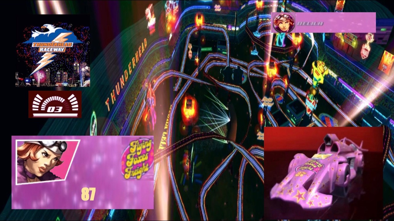 Speed Racer The Videogame (Wii) Delila On Thunderhead Raceway