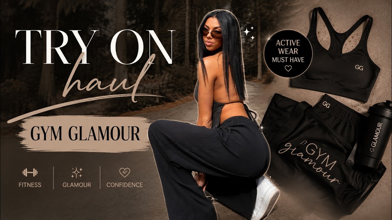 GYM GLAMUR- TRY ON HAUL🏋️‍♀️🛍️
