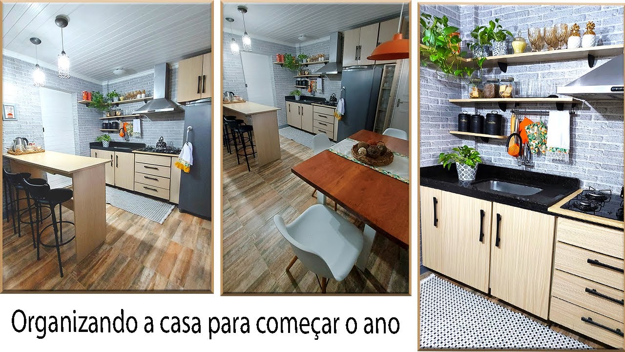 Organizando a casa para começar o ano.