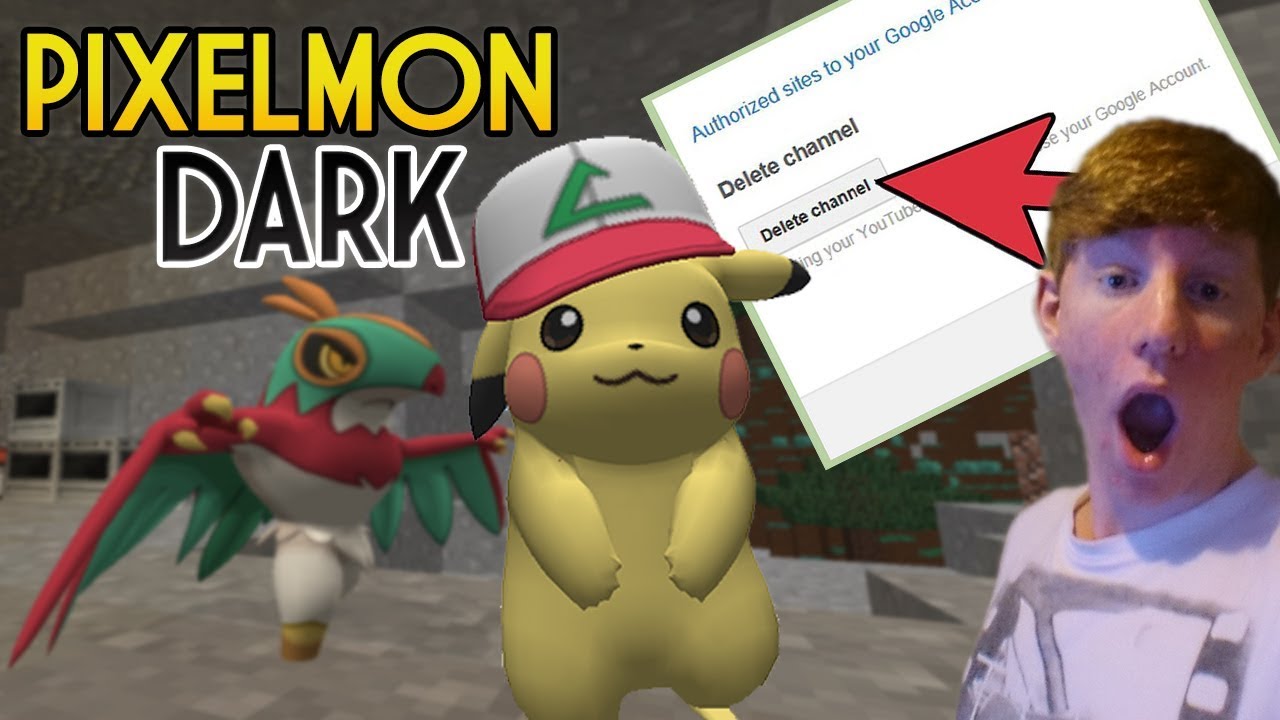 Minecraft Pixelmon Dark - RITCHIE HAS TO DELETE HIS CHANNEL?! - Episode 1