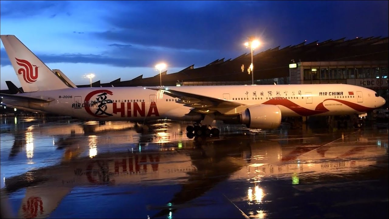 Air China 747-8 Business Class CA982 New York JFK to Beijing Capital International Airport