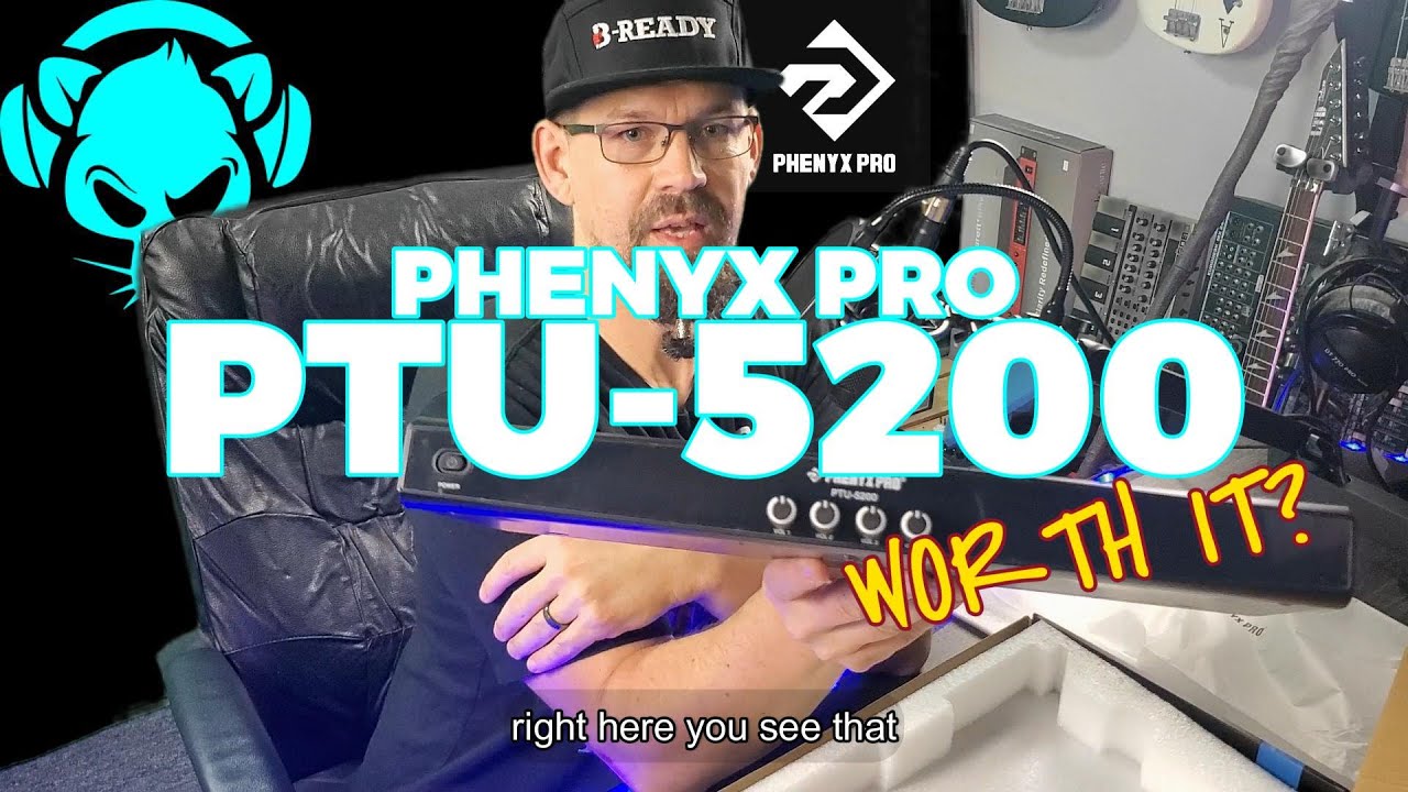 Phenyx Pro PTU 5200 Wireless Mic Review (studio review) #phenyxprogears