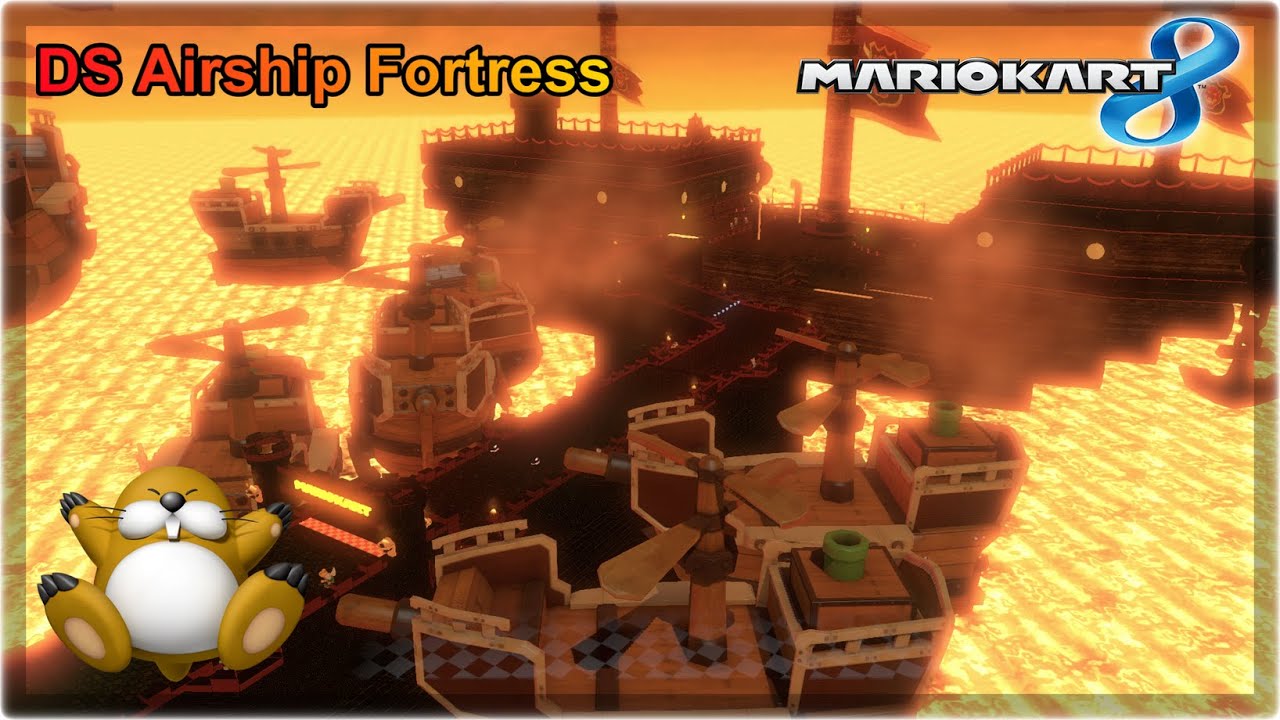 DS Airship Fortress - Mario Kart 8 Custom Track Update v4.0