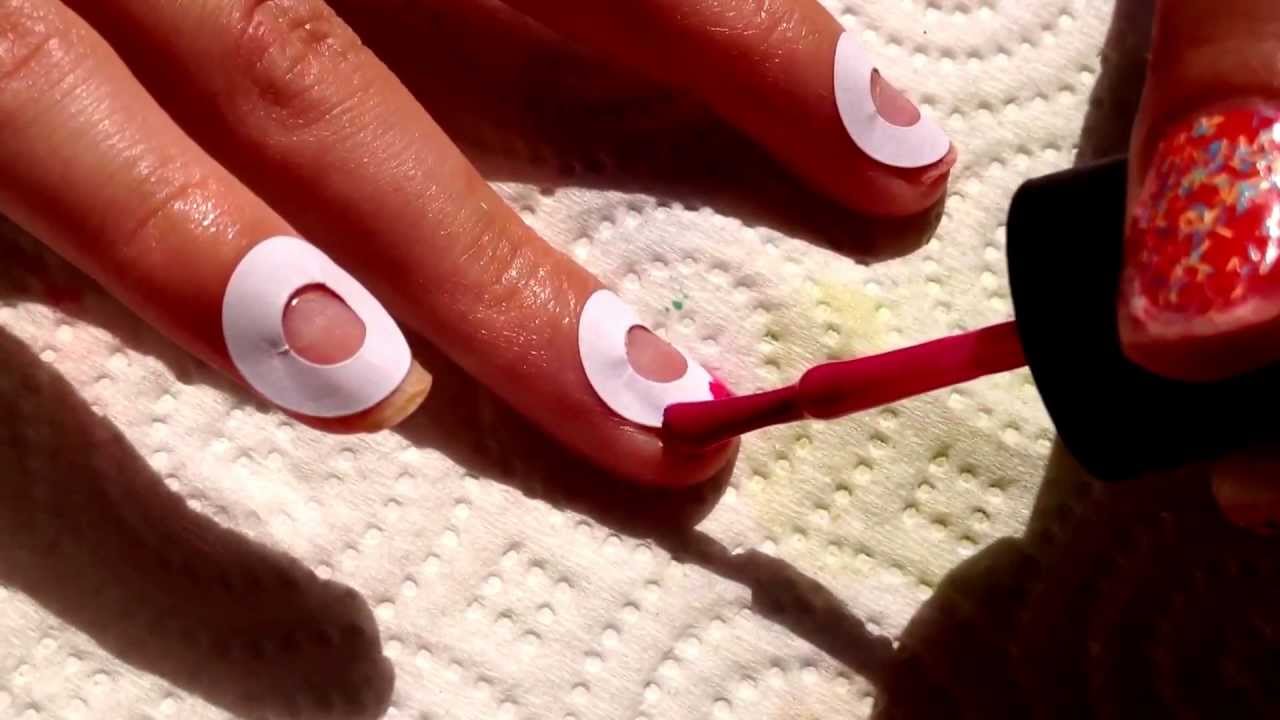 DIY: Beauty; Funky French Manicure with Donut Holes