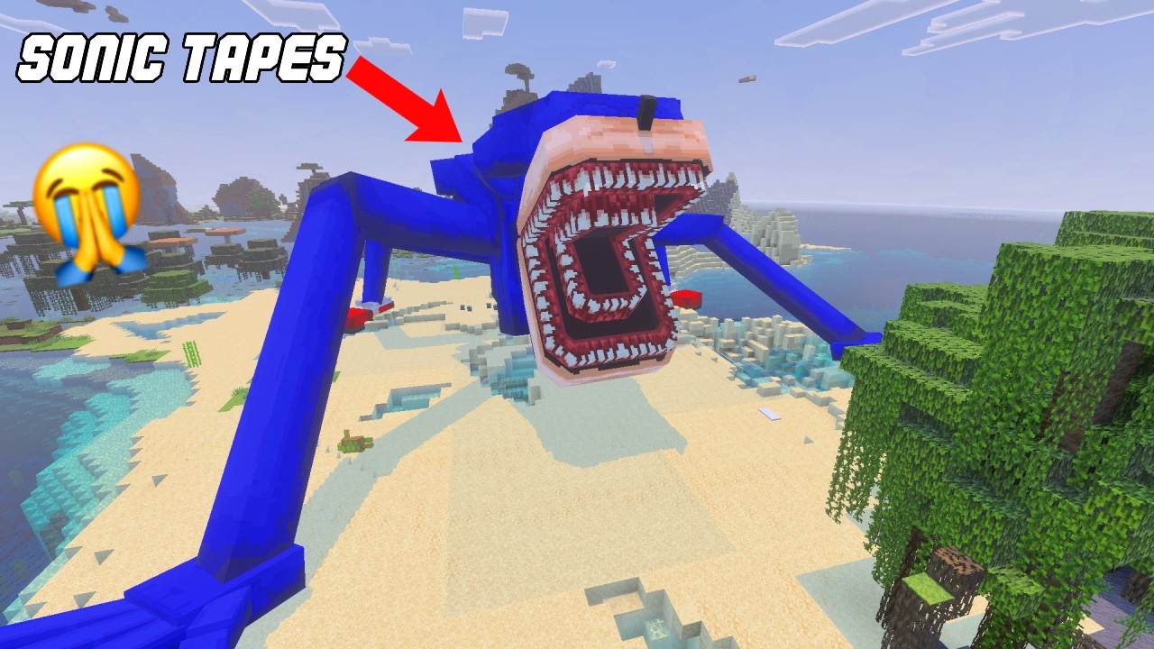 Downloading Sonic Tapes MOD for FIRST TIME in MINECRAFT BEDROCK