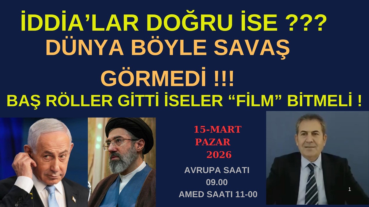HARK ADASI YOK OLDU İSE? NATENYAHU VE MÜJTEABA VURULDULAR İSE  İSE SAVAŞ BİTTİ Mİ?