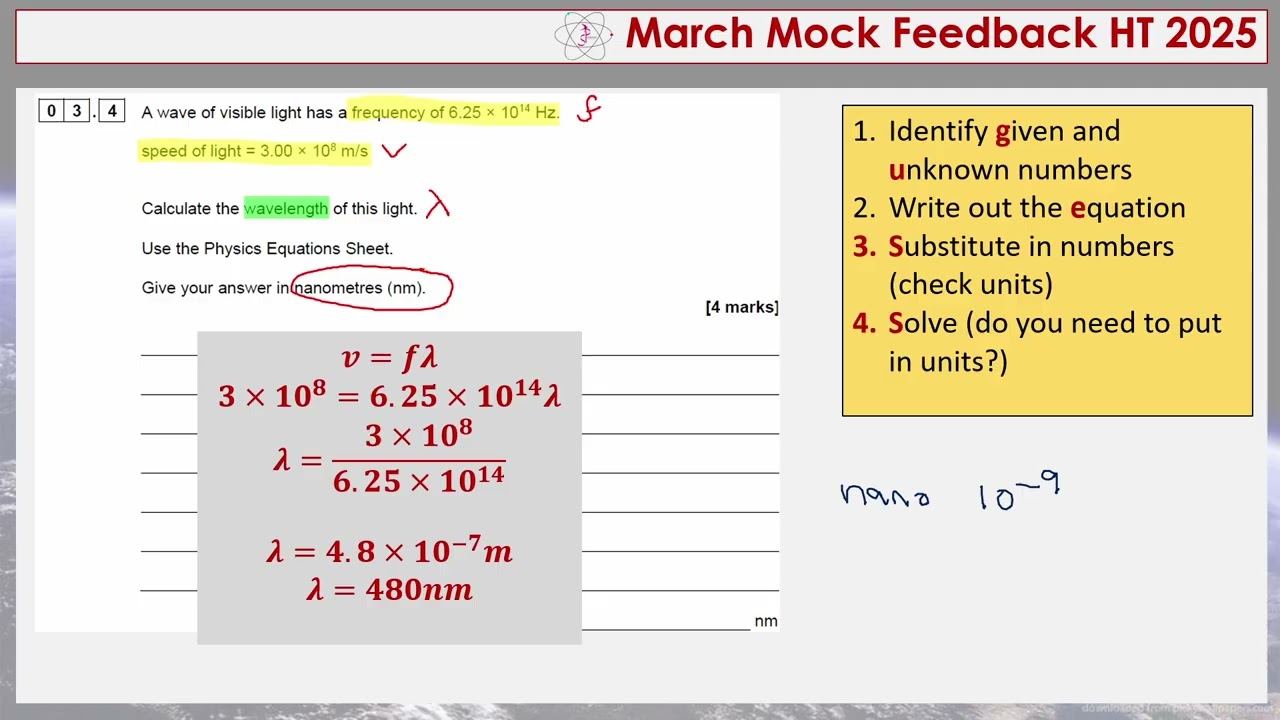 11T Mock Feedback 2025 Higher