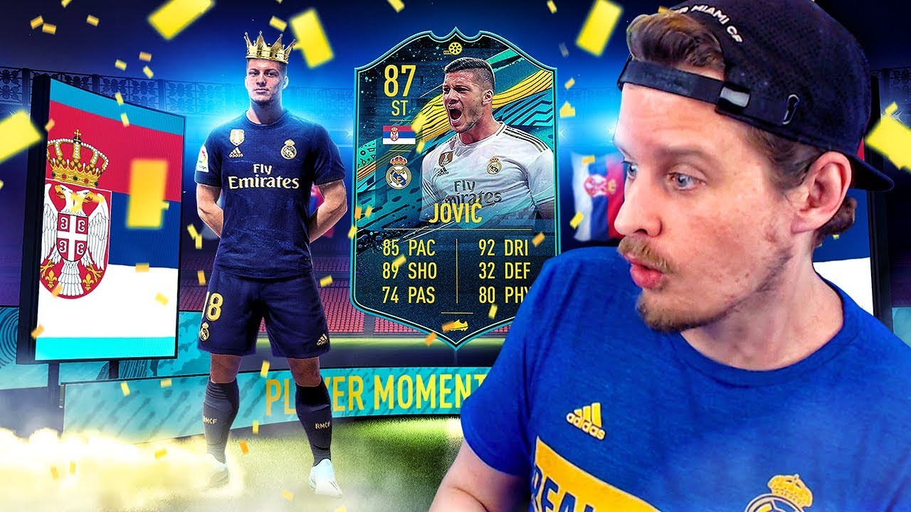 THIS CARD BROKE FIFA?! 87 PLAYER MOMENTS JOVIC PLAYER REVIEW! FIFA 20 Ultimate Team