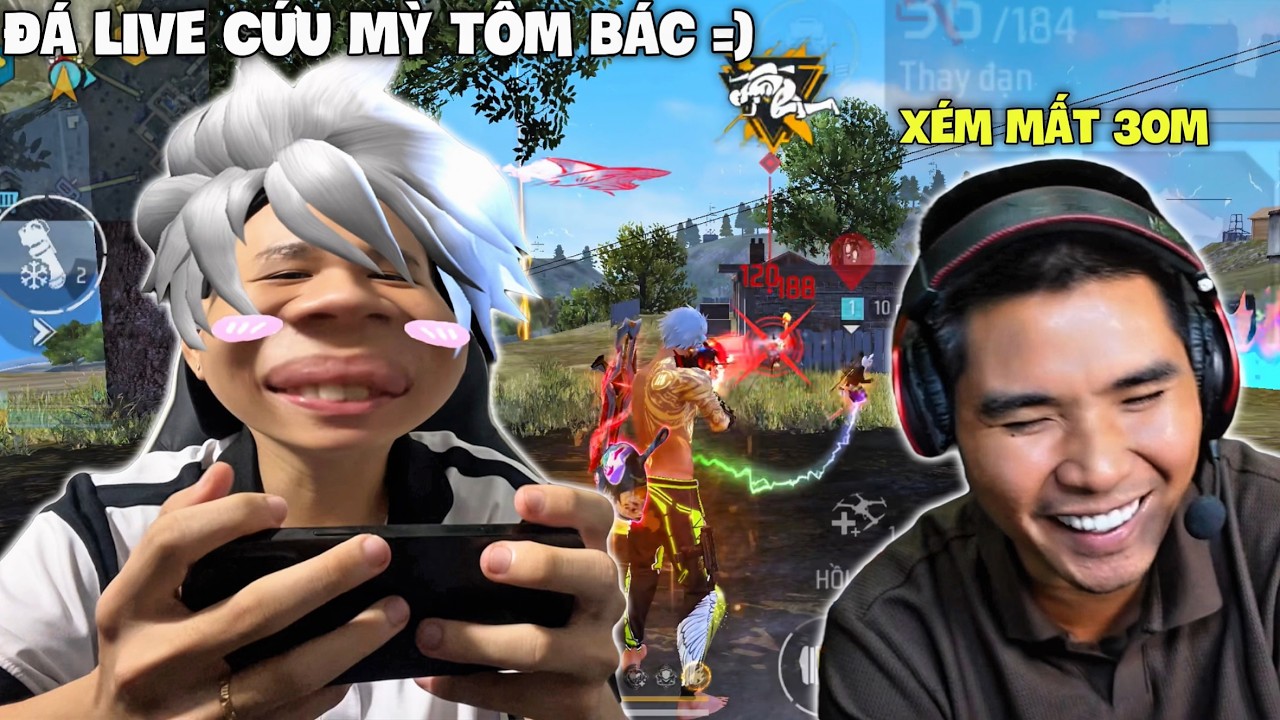 [FREE FIRE] ĐÁ LIVE CỨU MỲ TÔM BÁC GẤU TRƯỚC TEAM THÁCH ĐẤU SIÊU CĂNG