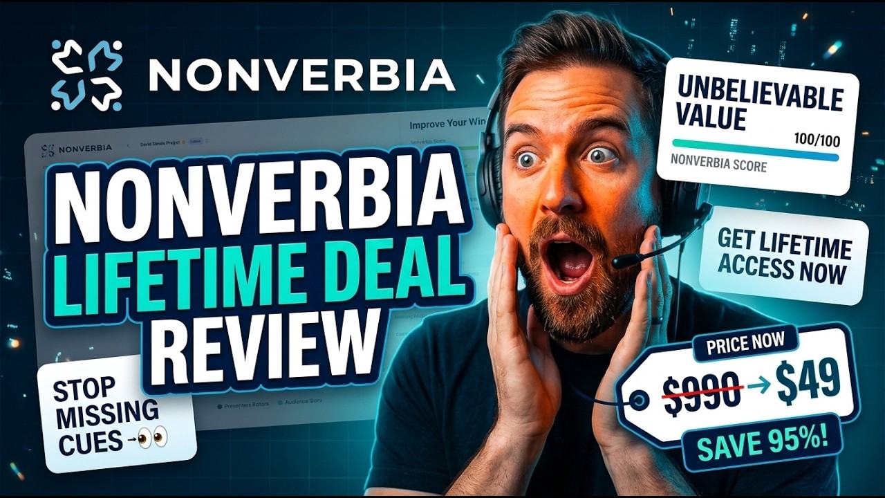 Nonverbia Lifetime Deal Review : This AI Reads Body Language on Sales Calls (Honest AppSumo Review)