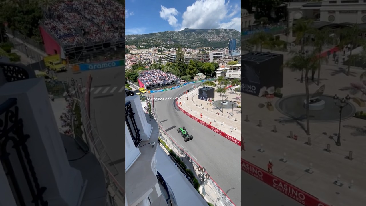 Iconic Monaco F1&reg; Grand Prix Views From The Hotel de Paris #formula1 #F1 #monaco #monacograndprix