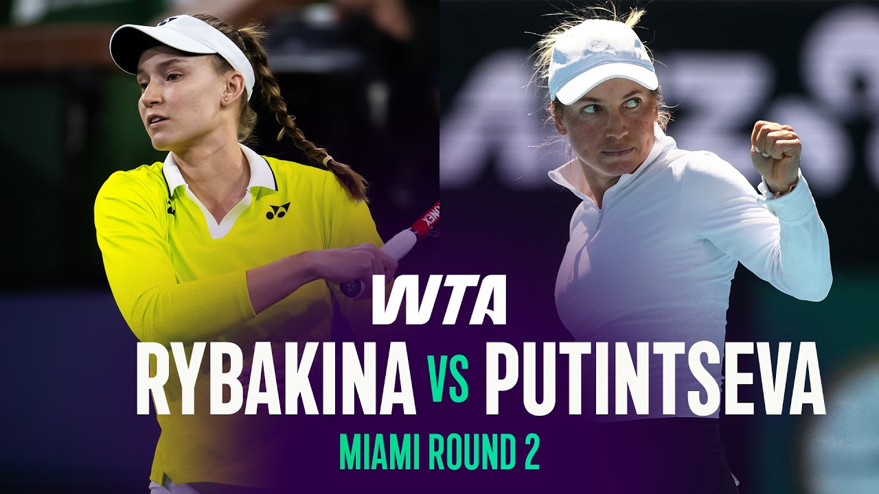 Elena Rybakina vs. Yulia Putintseva | 2026 Miami Open Round 2 | WTA Match Highlights